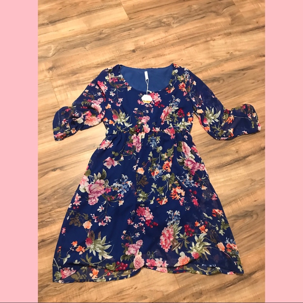 NWT Pink blush maternity dress